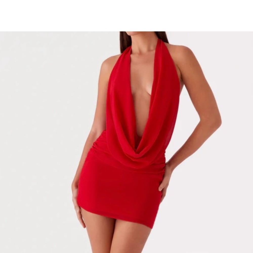 Peppermayo Red Mini Dress